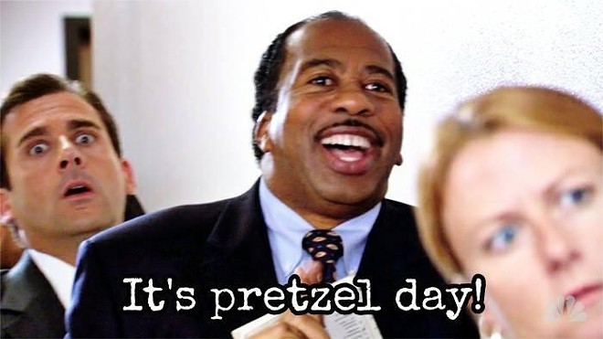 Eat Free Pretzels With Stanley From 'The Office' at Beachwood Place Sept. 28