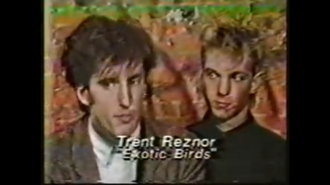 Here's a Mid-1980s Local Interview With Trent Reznor on Channel 5 About Electronic Music and His Band, Exotic Birds