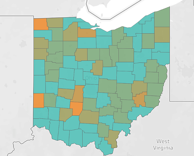 Phone Data Shows That Ohio is Very Good at Social Distancing Amid the Coronavirus Pandemic