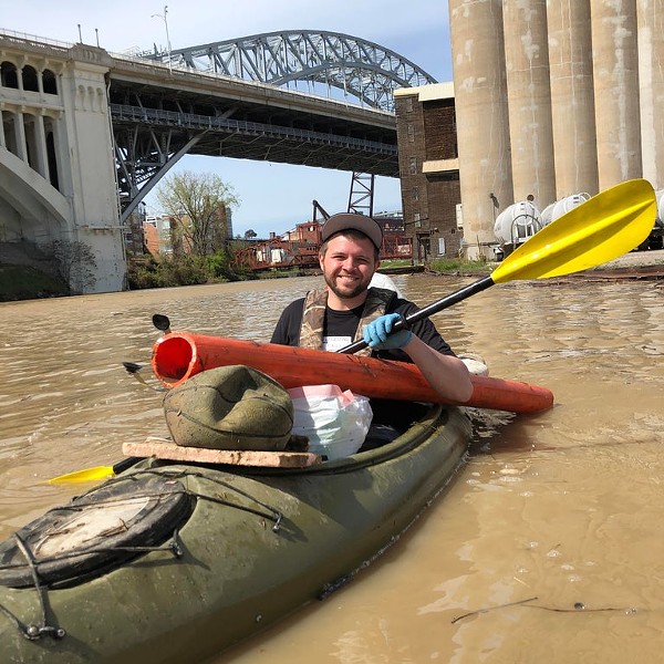 Meet Cleveland's Trash Fisherman Who's Cleaning Up the Cuyahoga River One Piece of Plastic at a Time