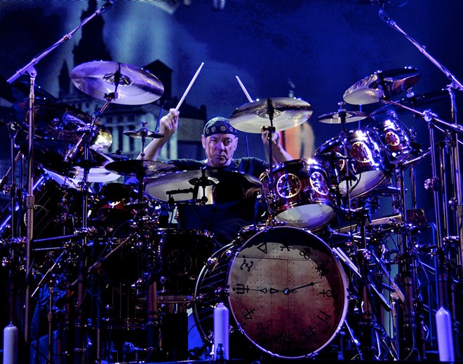 Rush drummer Neil Peart. - Joe Kleon