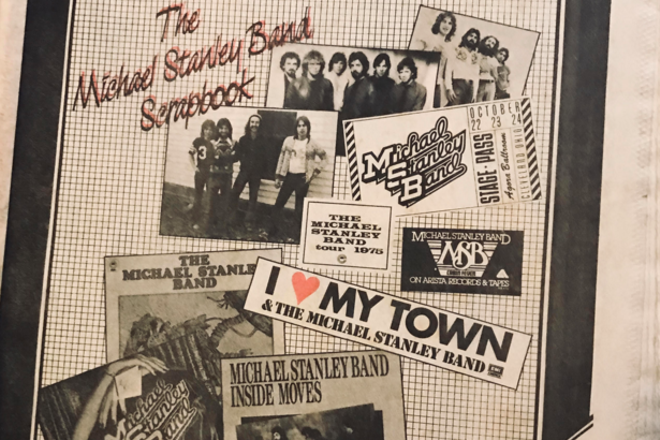 A four page spread of Michael Stanley memorabilia and photos ran in the issue - 1986 cover of Scene