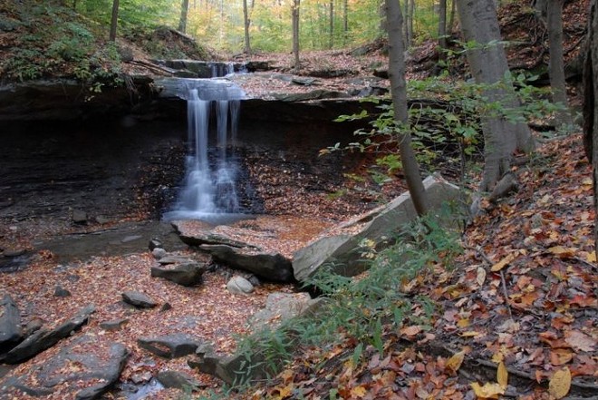 Blue Hen Falls in the Cuyahoga Valley National Park - National Park Service
