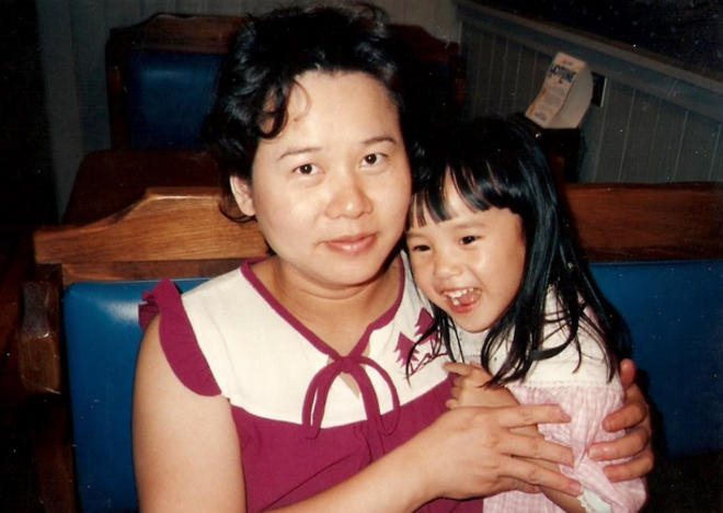 Anne Hu with her mother - COURTESY PHOTO