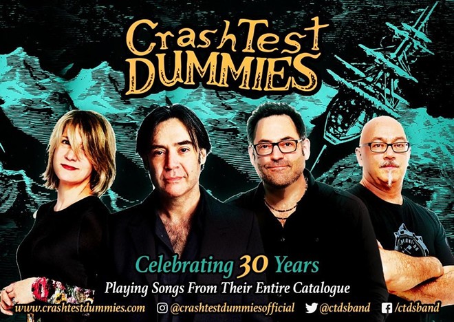 Crash Test Dummies will bring their 30th anniversary tour to the Kent Stage in 2022. - COURTESY OF KENT STAGE