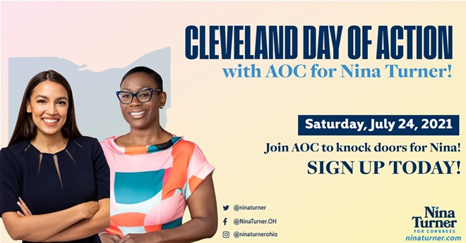 Alexandria Ocasio-Cortez to Campaign in Cleveland for Nina Turner Saturday July 24