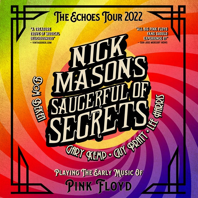 Artwork for Nick Mason's Saucerful of Secrets upcoming tour. - Courtesy of Rogers & Cowan PMK