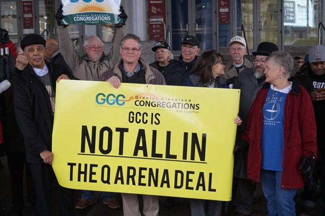 GCC demonstrations over the Q Deal - SAM ALLARD / SCENE