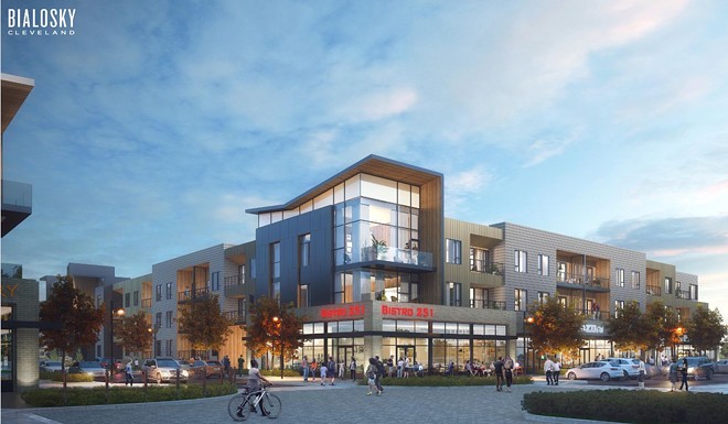 Rendering of the Belle Oaks Marketplace on the current site of Richmond Town Square Mall - BIALOSKY