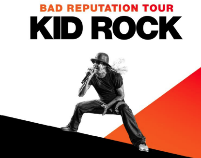 Poster for Kid Rock's upcoming tour. - Courtesy of Live Nation