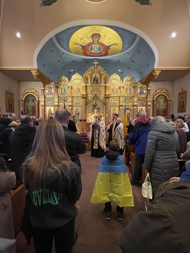 Clevelanders, Ohio Officials Expressed Solidarity with Ukraine in Sunday Afternoon Prayer Service and Rally in Parma