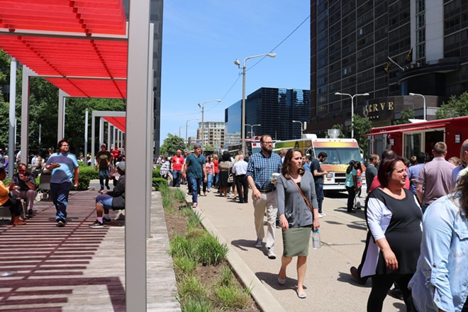 Walnut Wednesday returns for the season on May 4th. - COURTESY DOWNTOWN CLEVELAND ALLIANCE