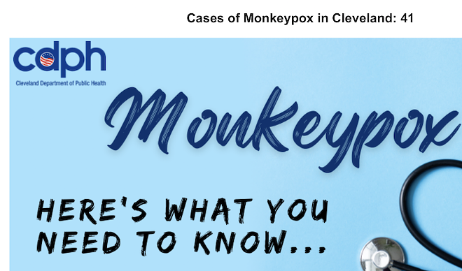 City of Cleveland, MetroHealth Hosting Monkeypox Vaccine Clinics on Friday
