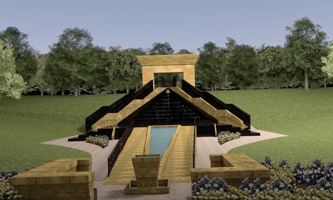 The final design of the African-American Cultural Garden - Ubiquitous Design LTD