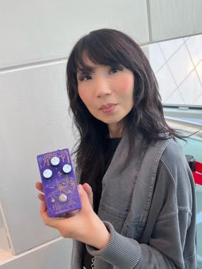 Wata of Boris with RHxEQD Pedal. - Courtesy of the Rock Hall