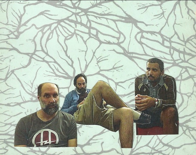 Built to Spill. - Photo credit: Isa Georgetti; Collage credit: Lê Almeida