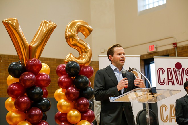 Cavs CEO Nic Barlage helps usher in the long-delayed reboot of the city's rec center revitalization plan. - Mark Oprea