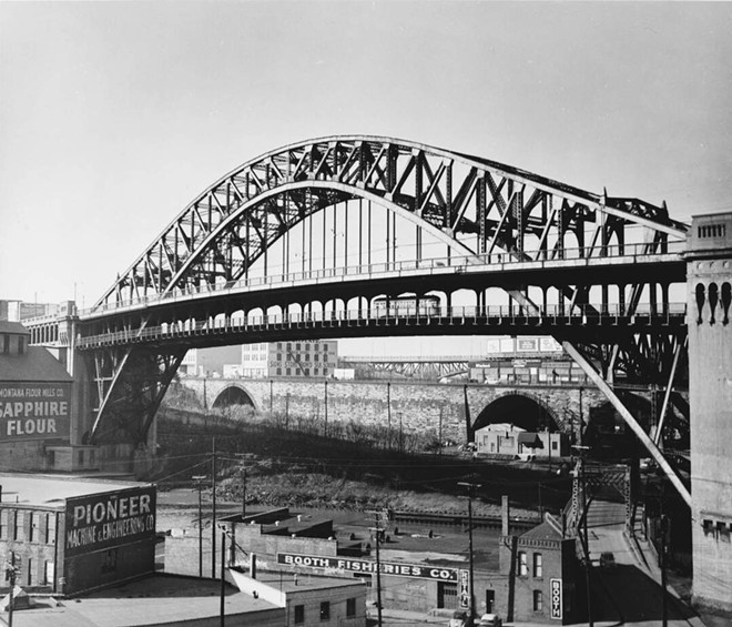 The Detroit Superior Bridge circa 1930. - Cleveland Historical