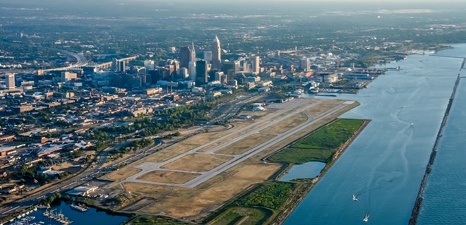 Burke Lakefront Airport is the subject of yet another study aiming to determine its worth—as an airport or site for future development - Aerial Agents
