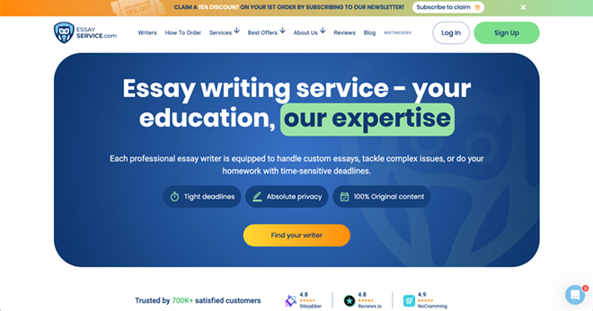 Best Essay Writing Services: 7 Standout Options