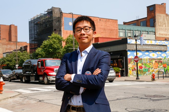 Matthew Ahn, a 32-year-old law professor and public defender, is lining up to challenge current County Prosecutor Michael O'Malley in next year's election. - Mark Oprea