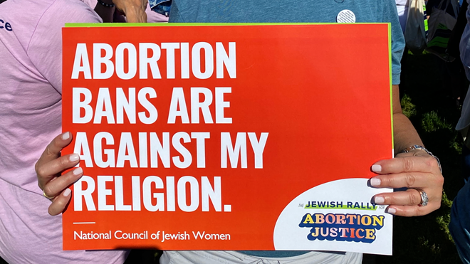 Members of the Jewish community have spoken out against abortion bans in Ohio, saying it infringes on their religious freedom. - Photo by Morgan Trau, WEWS.
