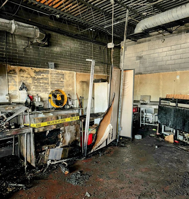 An after-hours blaze has forced Cleaveland Grocers in Brook Park to close for a couple months. - Fasih Syed