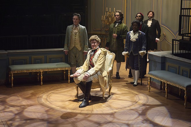 The cast of AMADEUS at Cleveland Play House. - Photo by Roger Mastroianni.