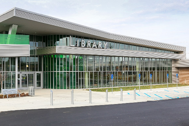 The Parma-Snow branch of the Cuyahoga County Public Library. – CCPL