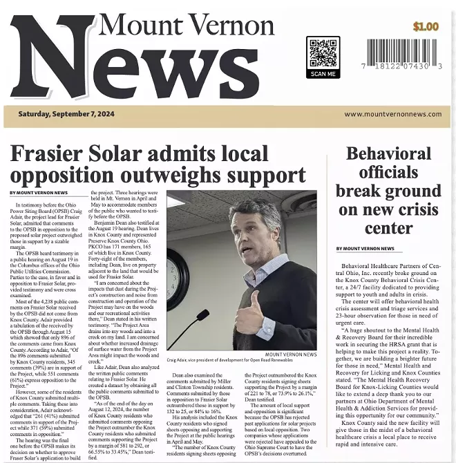 Fossil Fuel Interests Are Working to Kill Solar in One Ohio County. The Hometown Newspaper Is Helping