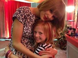 Ava Hixenbaugh met Taylor Swift for the first time in 2013 at the Quicken Loans Arena. - Rob Hixenbaugh