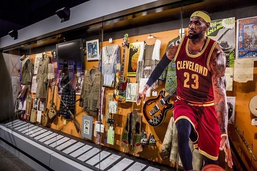 Rock Hall Goes "All In," Blocks San Francisco Exhibit With Giant LeBron James Cutout