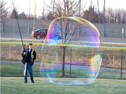 Mayfield Heights Resident Seeks to Pop Guinness World Record for Largest Soap Bubble