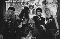 GNR back in the day. - Courtesy of the Rock and Roll Hall of Fame and Museum