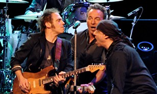 Springsteen and his E Street buddies playing at the Q. - Joe Kleon