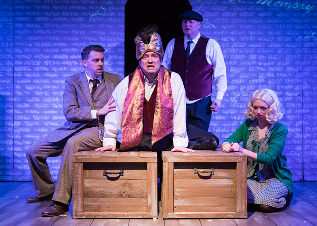 Madcap Spoof of Alfred Hitchcock's "The 39 Steps" Delivers With Jam-Packed First Act