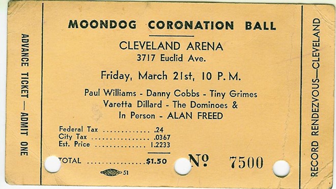 The Story Behind the Only Existing Ticket from the Moondog Coronation Ball (2)