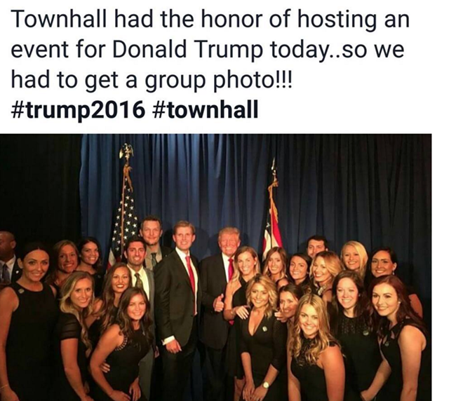 After Hosting Private Fundraiser for Donald Trump, TownHall in Ohio City Faces a Backlash Online