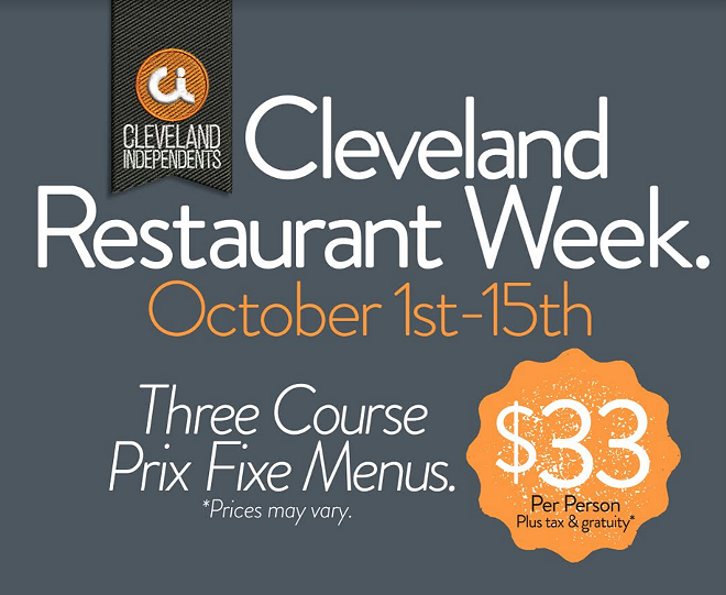 New Dates for Annual Cleveland Restaurant Week, Now Happening in October