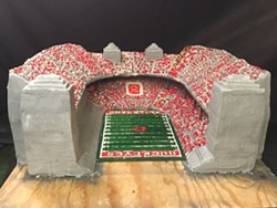 Another Awesome Ohio Stadium Cake as OSU Looks to Beat Indiana This Weekend