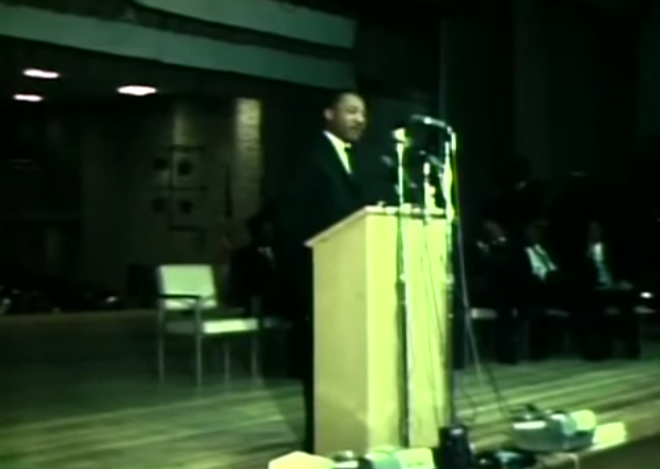 Listen to Martin Luther King Jr.'s 1967 Speech at Glenville High School