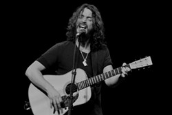 Chris Cornell performing in 2011 at the Lakewood Civic. - Joe Kleon
