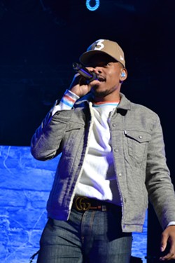 Chance the Rapper Gives an Exuberant Performance at Blossom