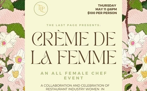 Creme de la Femme, an All-Female Chef Event at The Last Page, to be Held May 11