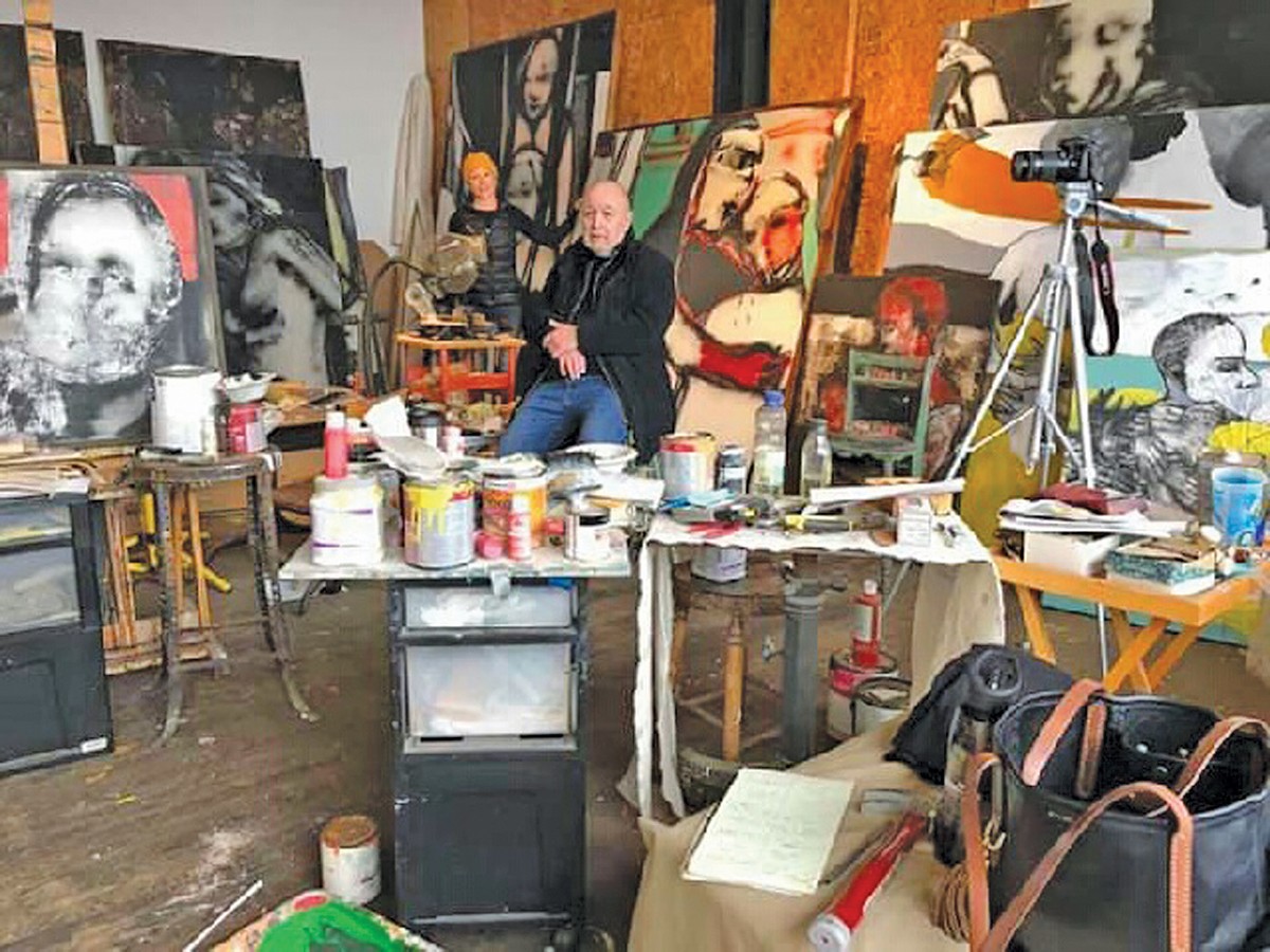 Douglas Max Utter in his studio.