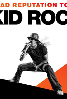 Poster for Kid Rock's upcoming tour.