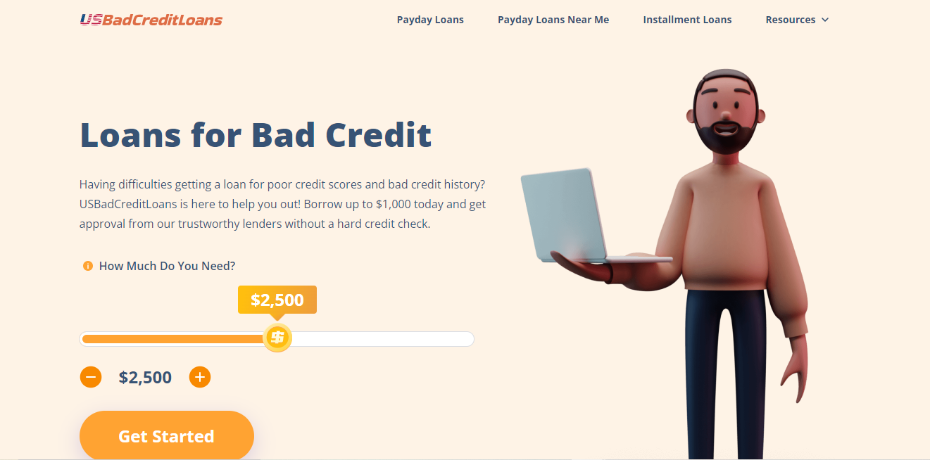 Bad Credit Loans Resources: website