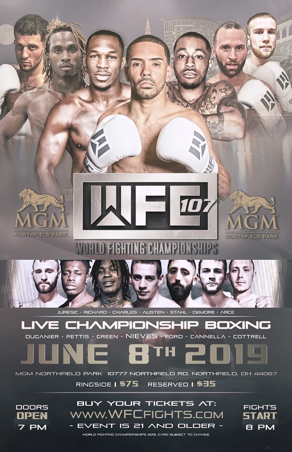 Live Boxing Coming to MGM Northfield Park Center Stage on June 8