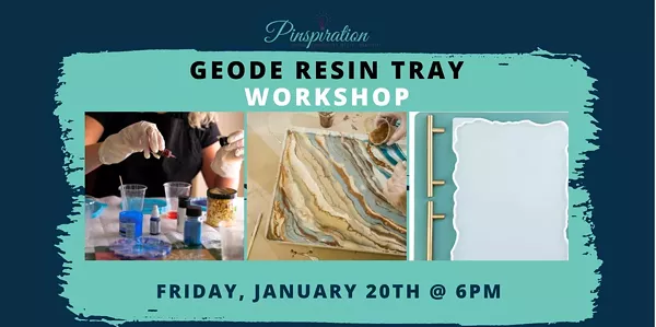 Resin Workshop | Geode Tray - Vimarsana News
