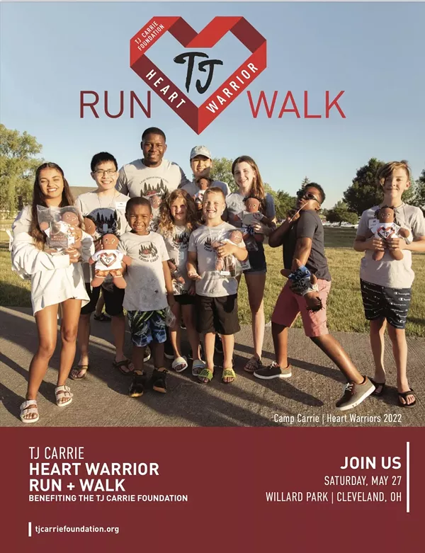 TJ Carrie Foundation Heart Warrior 5K/ 1Mile Run + Walk - Vimarsana News